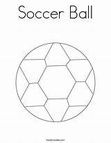 Coloring Soccer Ball Play Print Tracing Outline Twistynoodle Built California Usa Noodle sketch template