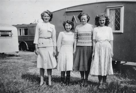 sexy group of ladies from the 1940s to the 1960s ~ vintage