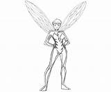 Wasp Men Coloring Pages sketch template