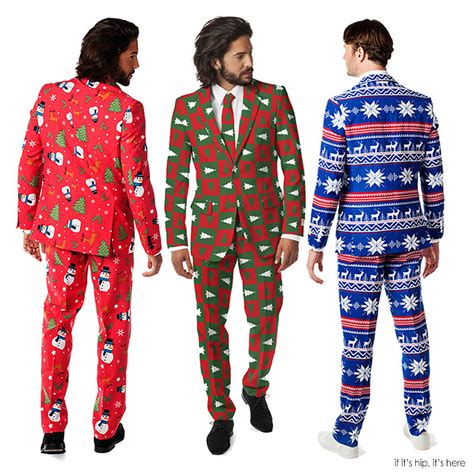 Ugly Christmas Sweater Suits Are Fabulously Festive