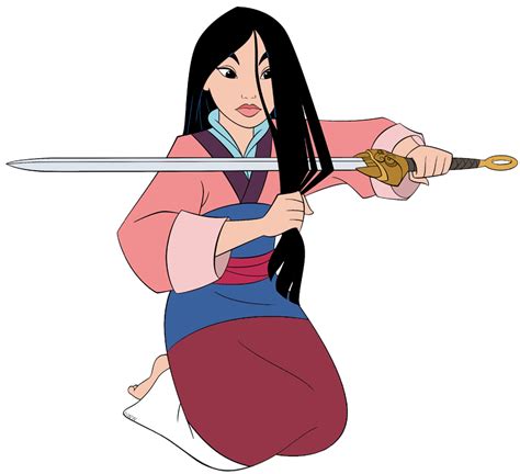 mulan sword cartoon