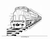 Coloring Train Pages Printable Popular sketch template