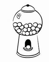 Gumball Machine Gum Coloring Pages Bubble Template Drawing Printable Kids Draw Easy Sketch Getcolorings Getdrawings Color Drawings Clipartmag Paintingvalley Colorings sketch template