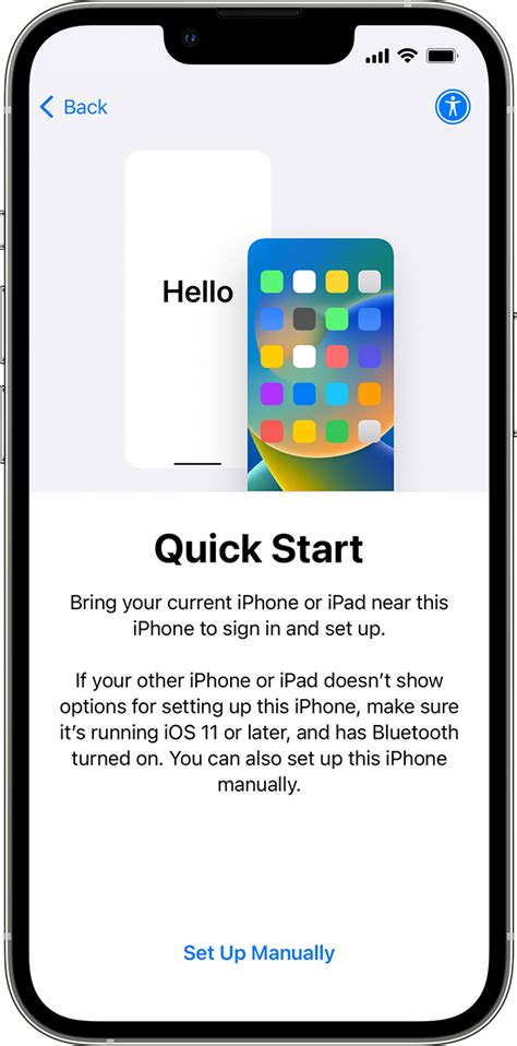 quick start  transfer data    iphone  ipad apple