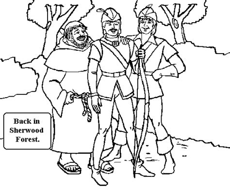 robin hood printable coloring pages kids colouring pages pinterest