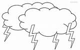 Coloring Cloud Pages Thunder Printable Kids Clouds Colouring Cool2bkids Storm Rain Drawing Color Weather Lightning Thunderstorm Sheets Printables Drawings Worksheets sketch template