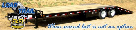 deck  bumper pull hd trailers load trail trailers  sale