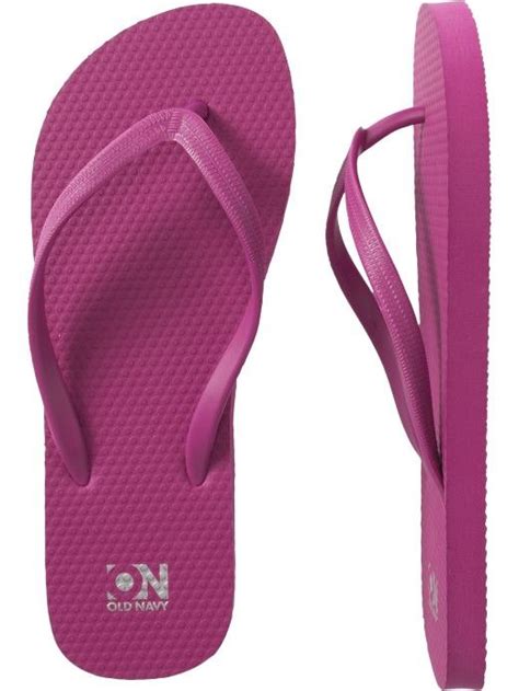 New Old Navy Flip Flops Thong Sandals Size 9 Fucshia Pink Shoes