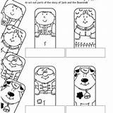 Puppets Finger Jack Beanstalk Printable Family Template Puppet Activities Coloring Crafts Color Fairy Tales Worksheets Tale Unit Traditional Choose Board sketch template