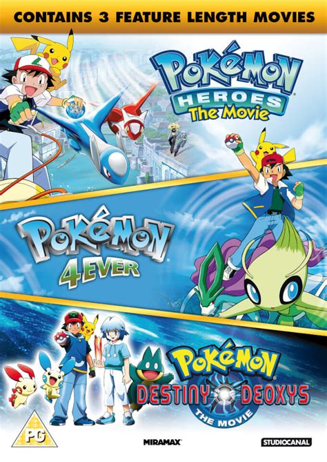 Pokemon Triple Movie Collection Dvd Zavvi