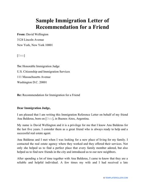 recommendation letter  immigration  mgluxdesign