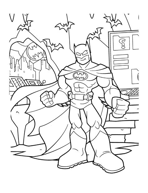 batman coloring pages  boys sketch coloring page
