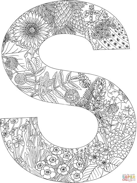 letter  coloring pages printable alphabet coloring sheets