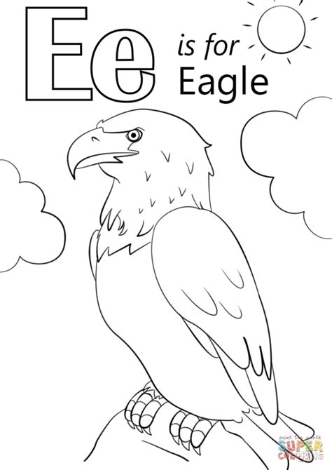 letter  coloring pages eagle jdhm