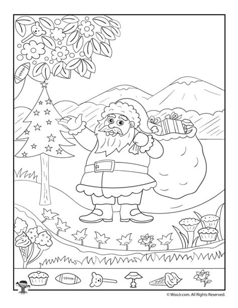 christmas hidden pictures printables  kids woo jr db excelcom