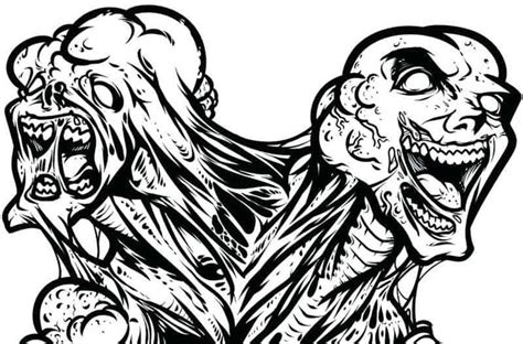 fun  zombie coloring pages  coloring sheets zombie