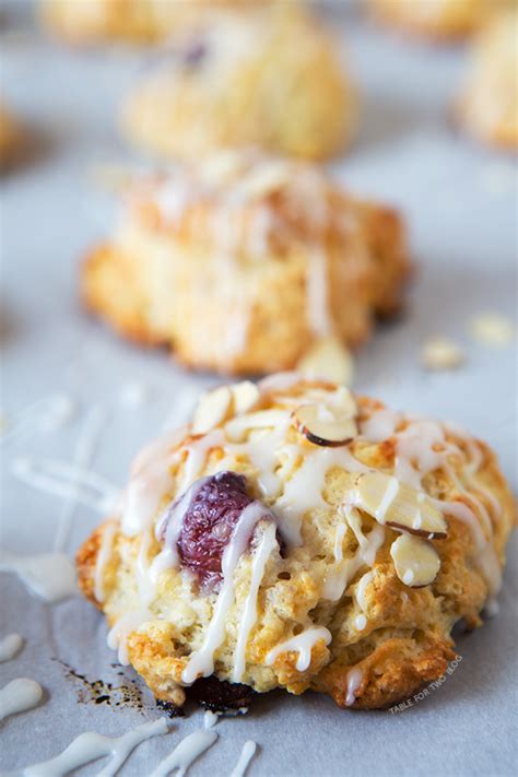 Cherry Almond Scones Table For Two® By Julie Chiou