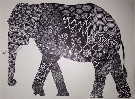 elefante elephant patterns animals art bycece elephant drawing