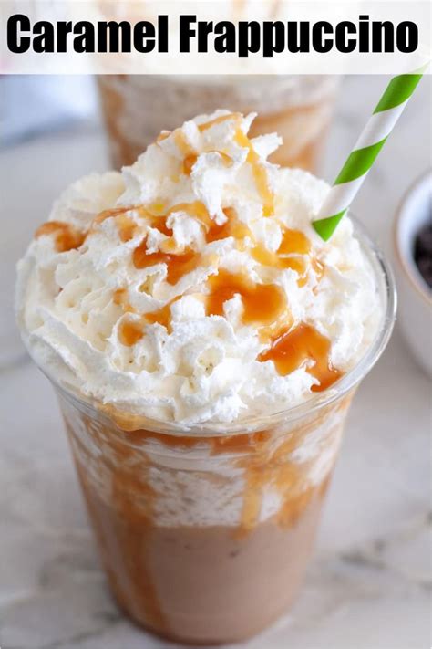 easy    starbucks copycat caramel frappuccino  home