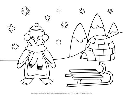 winter coloring page happy smiling snowman planerium
