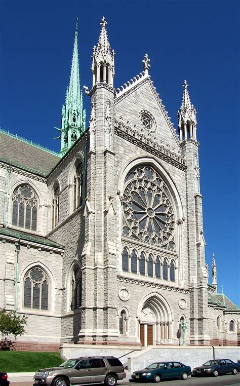 cathedral basilica   sacred heart  skyscraper center