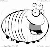 Grub Clipart Outlined Chubby Happy Cartoon Thoman Cory Coloring Vector Hungry 2021 Clipground sketch template