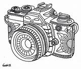 Coloring Pages Camera Color Dia Los Print Wenchkin sketch template