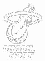 Miami Heat Logo Coloring Pages Supercoloring Color Printable sketch template