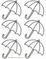 Umbrella Imagui Kindergarten sketch template