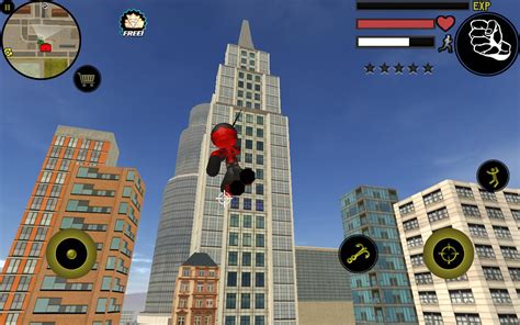stickman rope hero descarga apk gratis simulacion juego  android apkpurecom