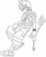 Coloring Roxas Pages Ventus Lineart Kingdom Hearts Ultimate Getcolorings Deviantart Amazing Color sketch template