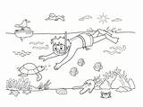 Swimming Coloring Pages Pool Drawing Printable Color Getdrawings Details Related Getcolorings sketch template