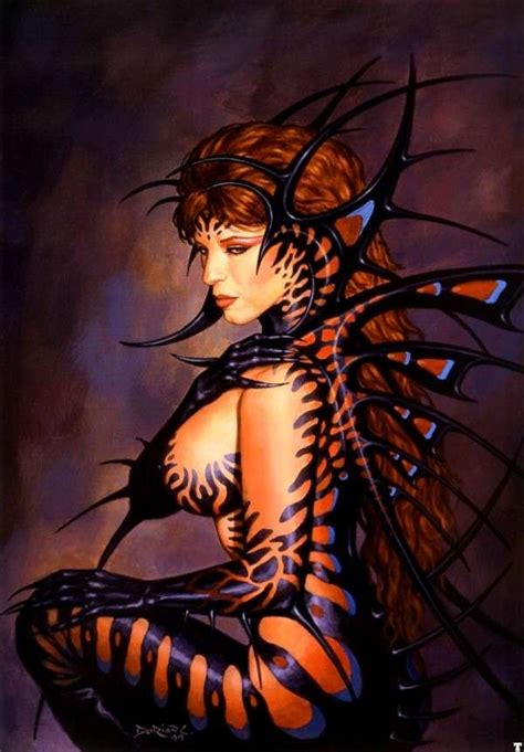 deviant goddess illustrations fantasy women