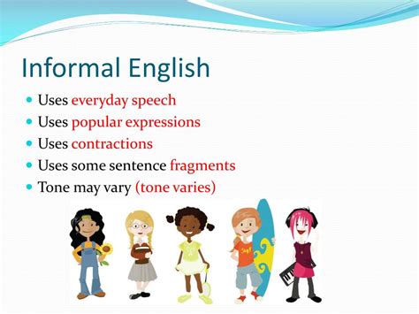 formal  informal english powerpoint