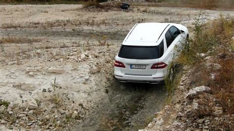 Mercedes Ml Off Road Training Track Wet Conditions Youtube