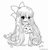 Chibi Coloring Coloring4free Pages Anime Related Posts Girl sketch template