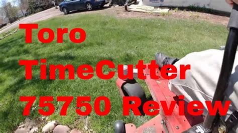 toro timecutter model  mowing review youtube