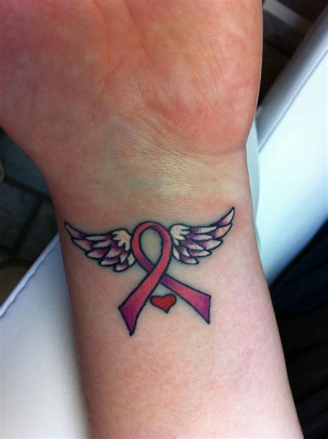 Pink Ribbon Tattoo On The Inside Of My Left Wrist Tattoos Pinterest