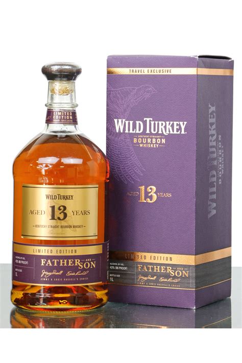 wild turkey  years  father son travel retail exclusive  litre  whisky auctions