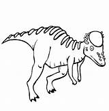 Coloring Dinosaur Pachycephalosaurus Pages Sketch Color Sheets 공룡 Sketchite Thecolor Visit 출처 sketch template