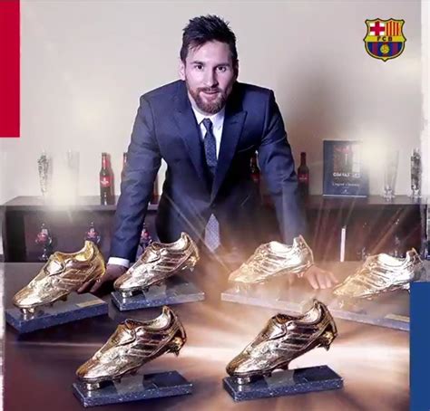Leo Messi Wins Golden Shoe For Record Six Times