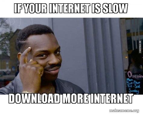 internet  slow   internet roll safe black guy pointing   head