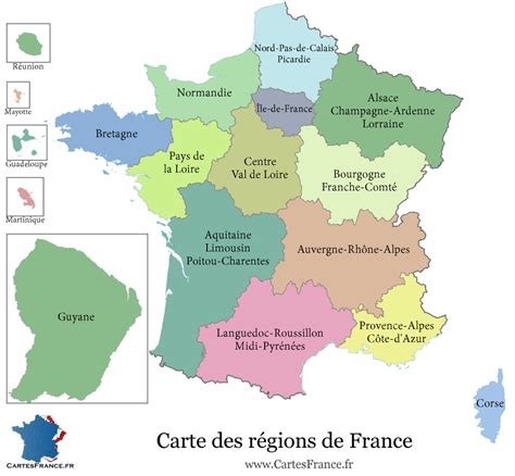 carte de france departement carte des departements francais interieur region  departement