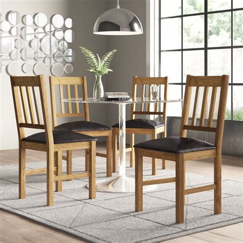 brown leather dining chairs set   good   comfortable