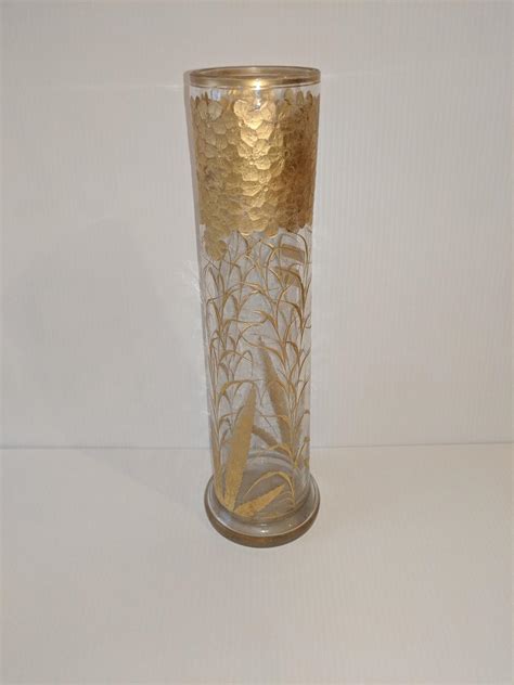 Moser Gold Leaf Glass Vase Instappraisal