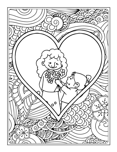 mothers day coloring pages mothers day printable page etsy