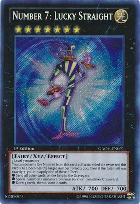 yu gi oh galactic overlord single number 7 lucky straight secret rare