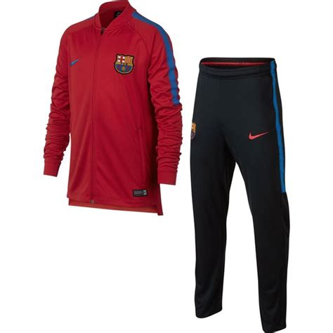 barcelona trainingspak dry squad knit rood kids wwwunisportstorenl