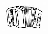 Accordion Clipart Template sketch template