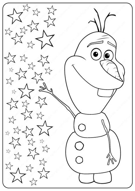 olaf clipart clip art library olaf coloring page  kids
